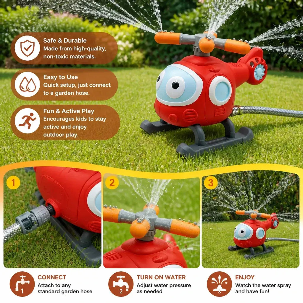 Outdoor Water Sprinkler Toy for Summer Playtime Fun