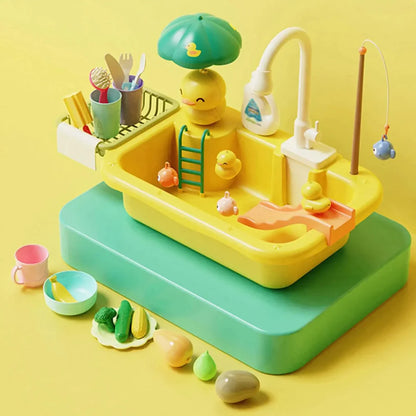 Outdoor Water Table with Pump - Kids Activity Playset