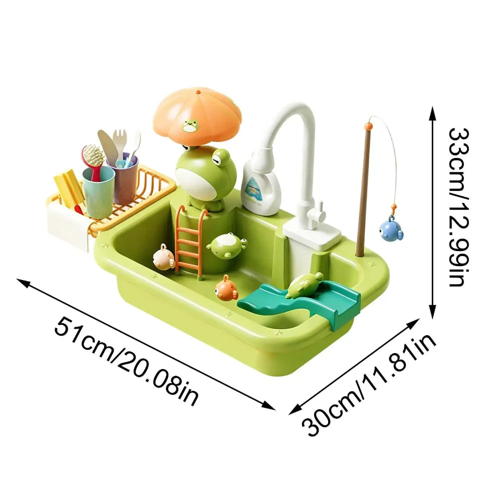 Outdoor Water Table with Pump - Kids Activity Playset