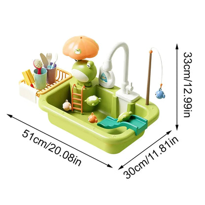 Outdoor Water Table with Pump - Kids Activity Playset