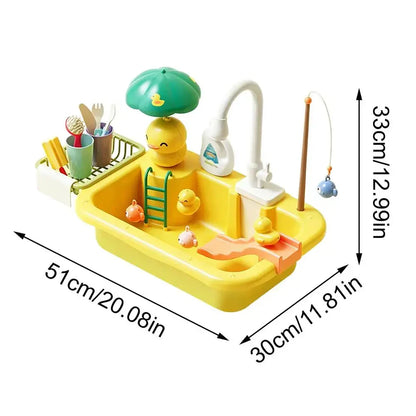 Outdoor Water Table with Pump - Kids Activity Playset