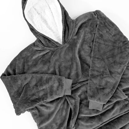 Oversized Wearable Blanket Hoodie for Women - Cozy Loungewear