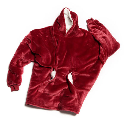 Oversized Wearable Blanket Hoodie for Women - Cozy Loungewear