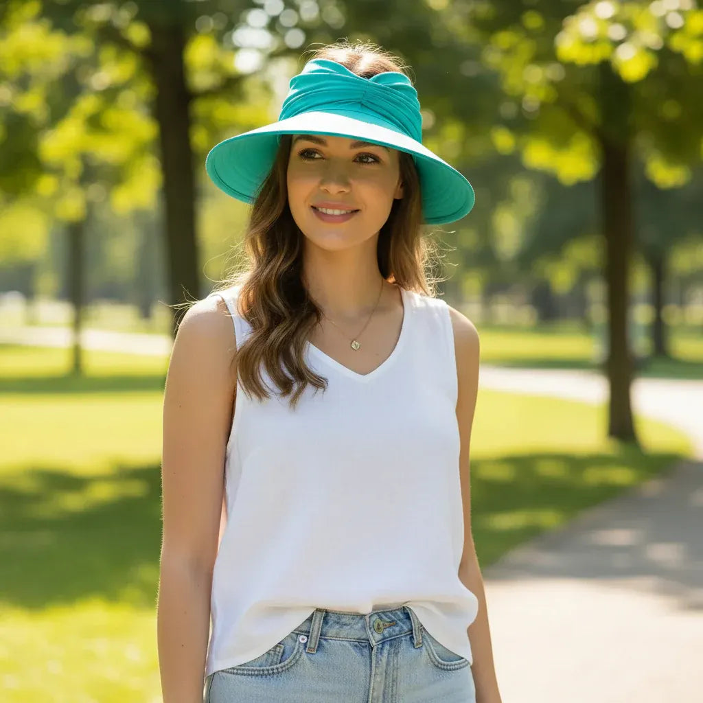 Packable Wide-Brim Beach Sun Hat for Women | UV Protection