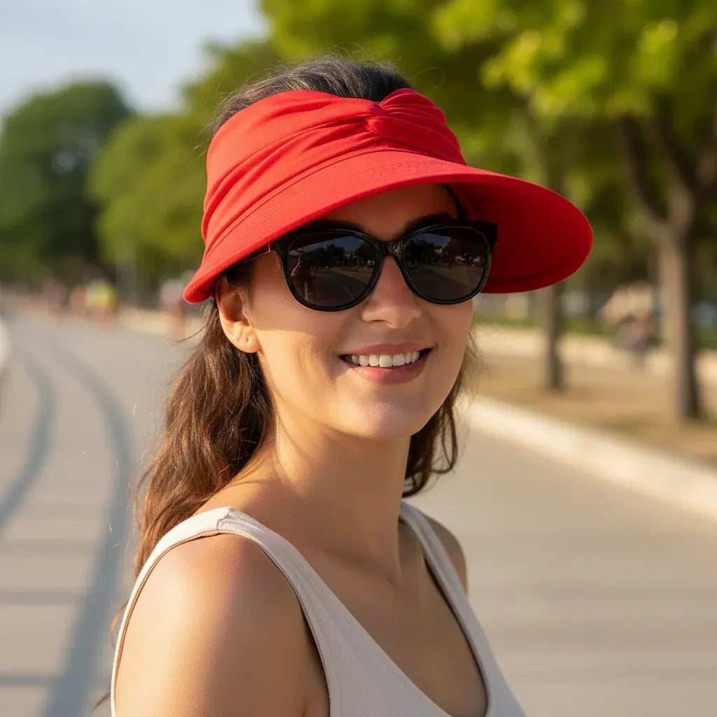 Packable Wide-Brim Beach Sun Hat for Women | UV Protection
