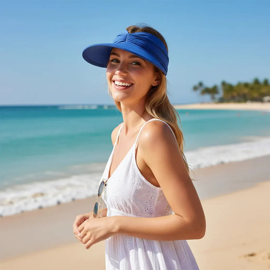 Packable Wide-Brim Beach Sun Hat for Women | UV Protection