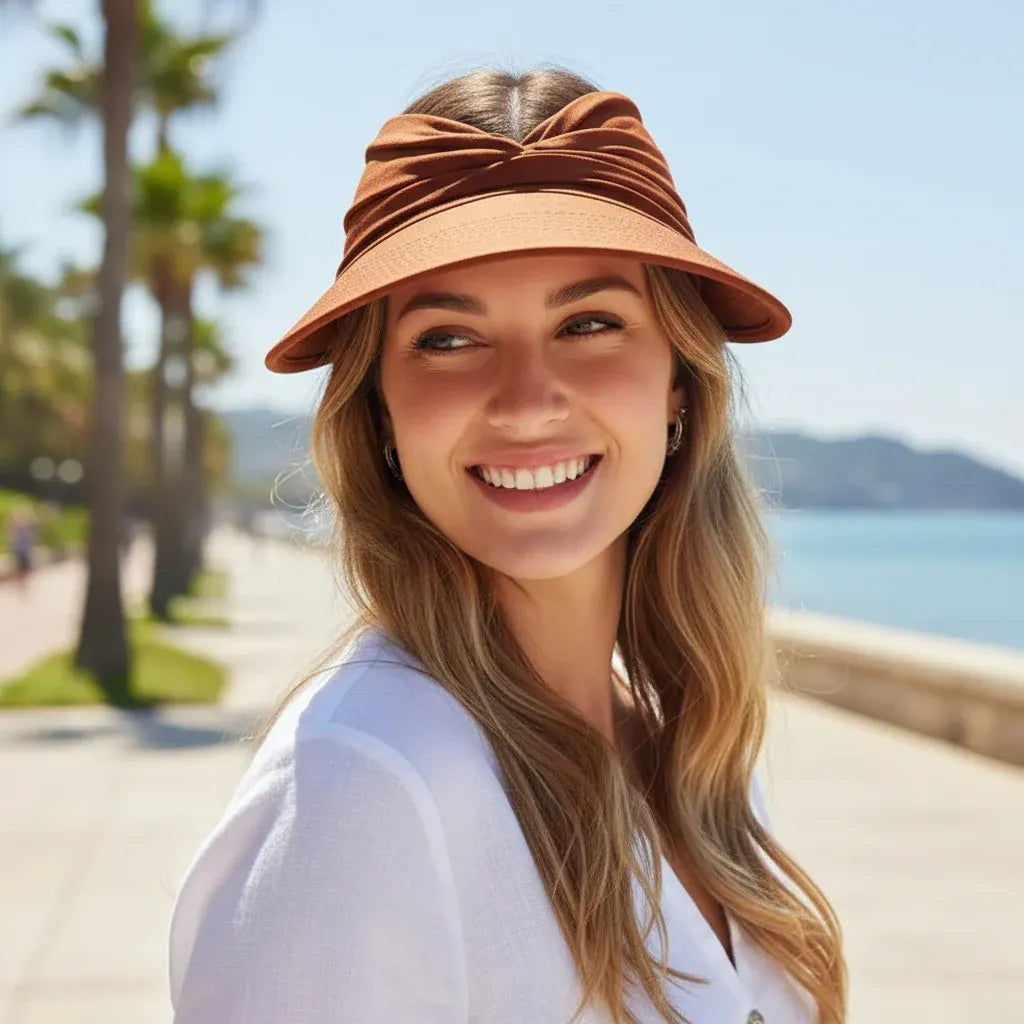 Packable Wide-Brim Beach Sun Hat for Women | UV Protection
