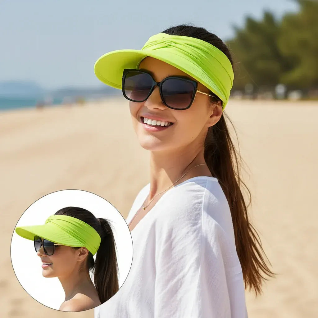 Packable Wide-Brim Beach Sun Hat for Women | UV Protection
