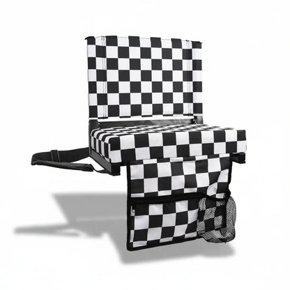 Padded Folding Bleacher Chair with Backrest for Stadium Seating