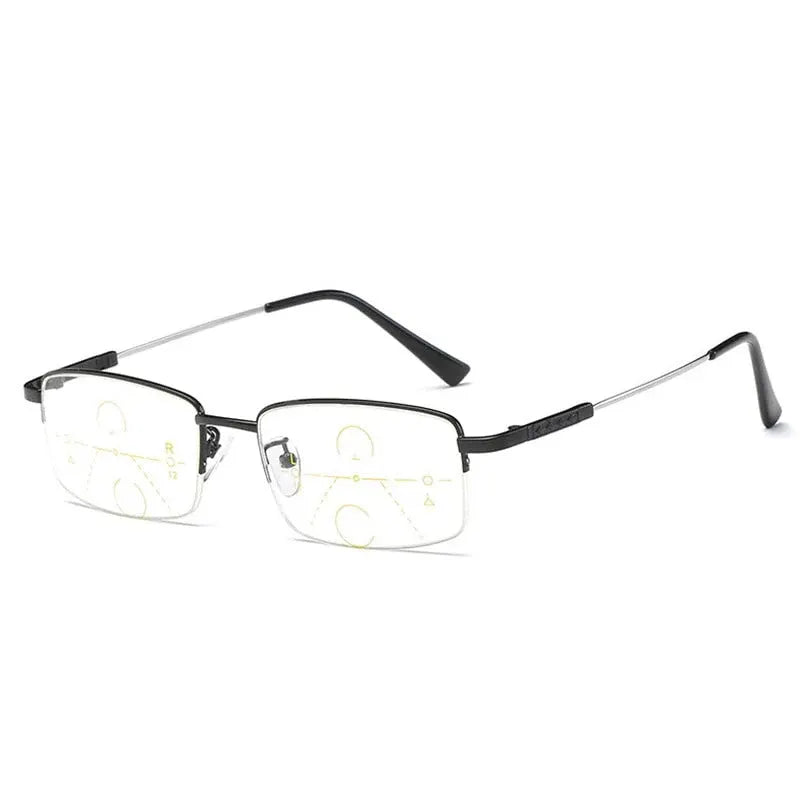 Photochromic Progressive Reading Glasses with Blue Light Blocking Lenses