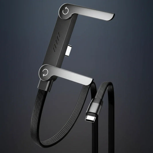 Plastic Phone Holder Stand with 240W Fast Charge Cable
