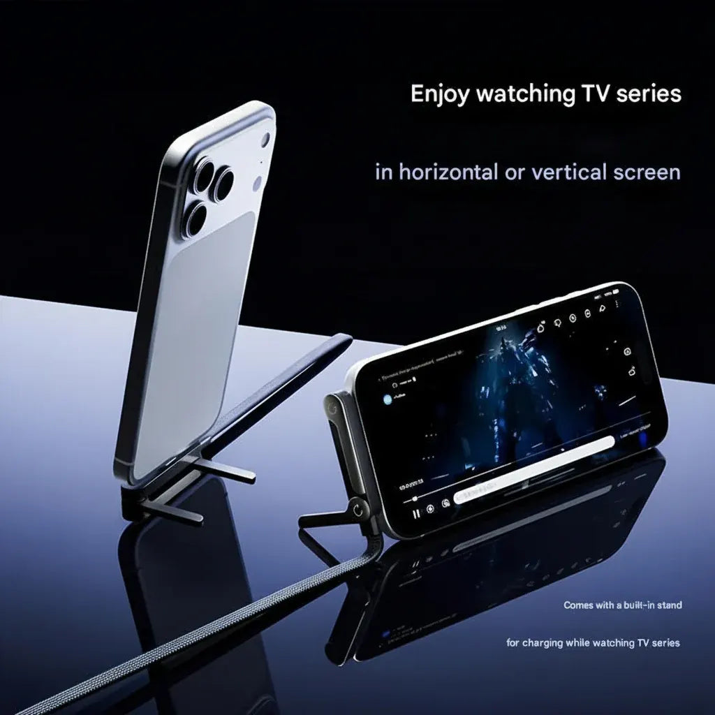 Plastic Phone Holder Stand with 240W Fast Charge Cable