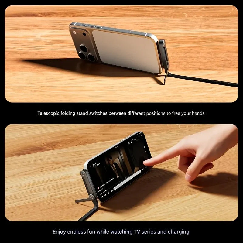 Plastic Phone Holder Stand with 240W Fast Charge Cable