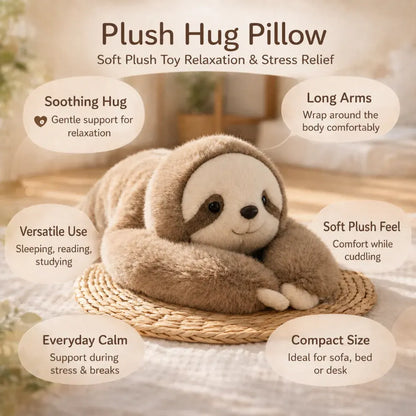 Plush Animal Hug Design Pillow Toy