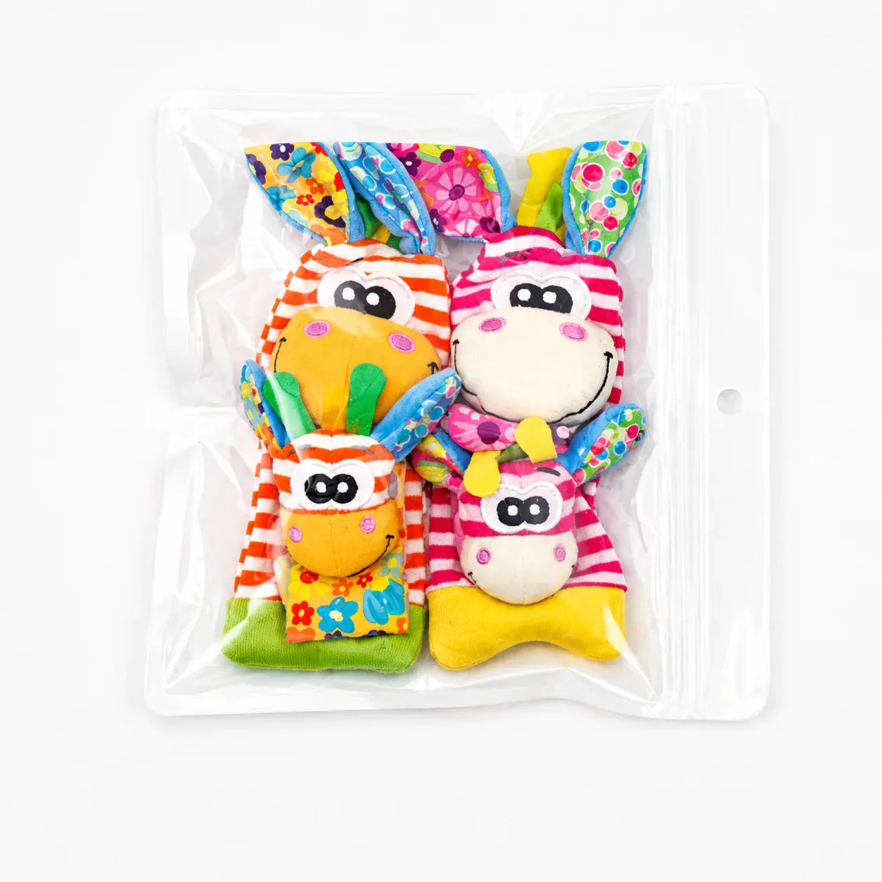 Plush Sensory Socks with Wristbands for Baby