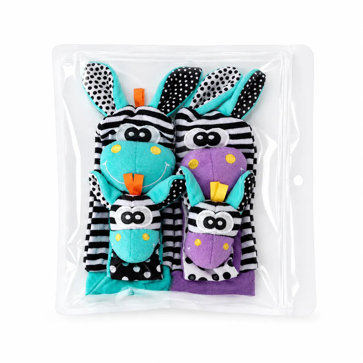 Plush Sensory Socks with Wristbands for Baby