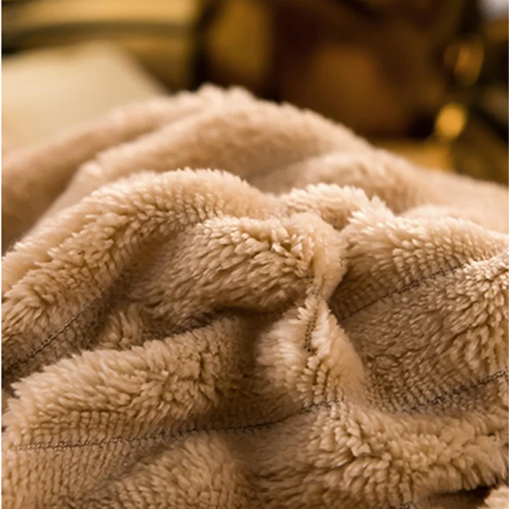Plush-Style Winter Bedspread Duvet Cover Set