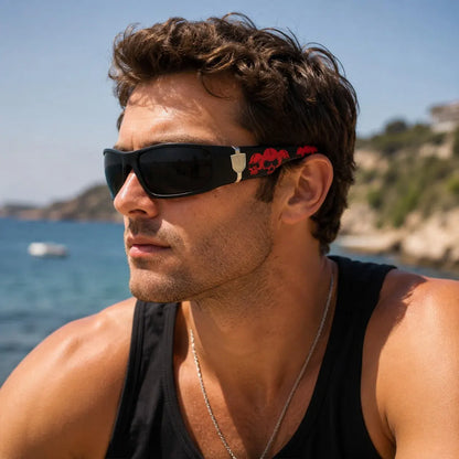 Polarized Wraparound Driving Sunglasses for Travel