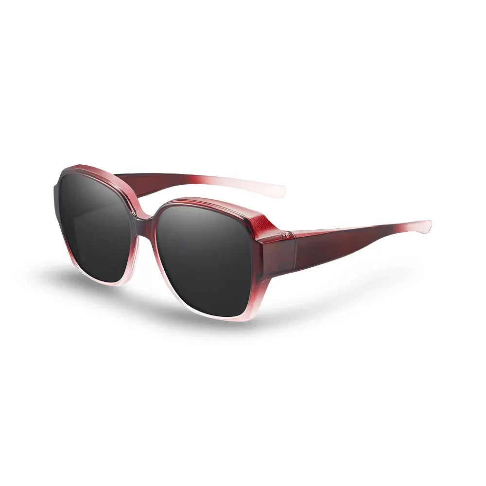 Polarized Wraparound Fit-Over Sunglasses for Prescription Eyewear