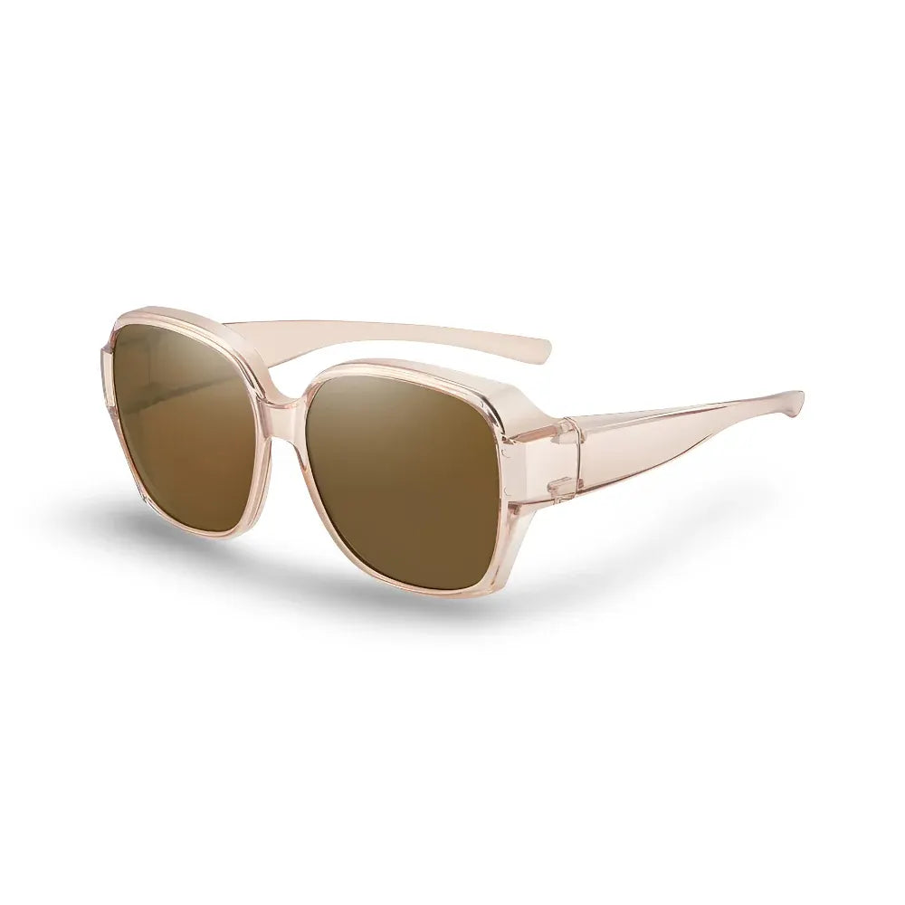 Polarized Wraparound Fit-Over Sunglasses for Prescription Eyewear