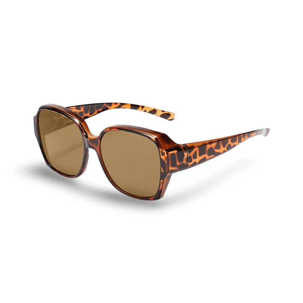 Polarized Wraparound Fit-Over Sunglasses for Prescription Eyewear