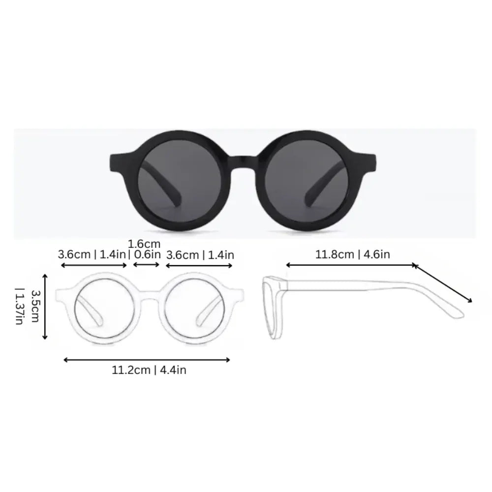 Polarized Wraparound Infant Sunglasses with Protective Lens