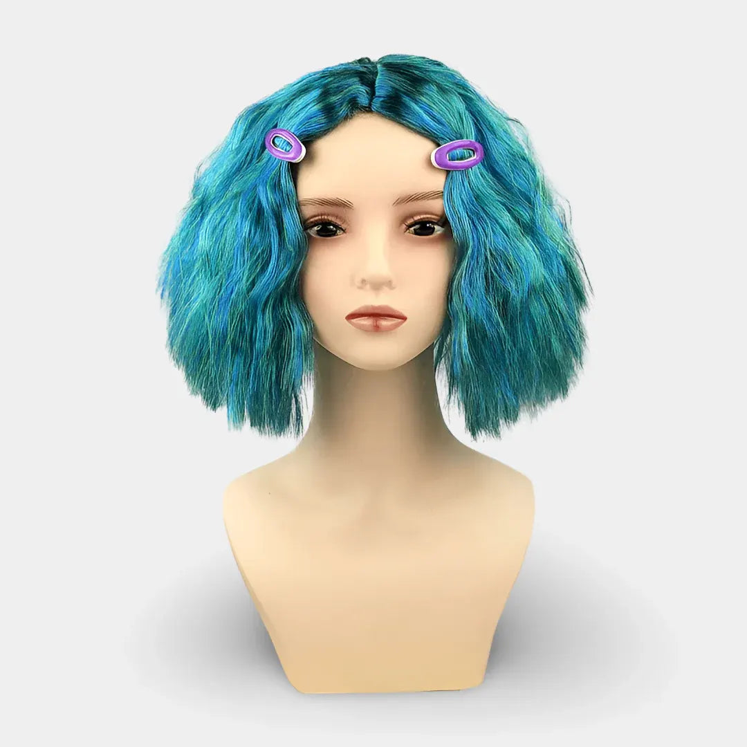 Polka Dot Cosplay Dress with Wig - Halloween Costume Outfit