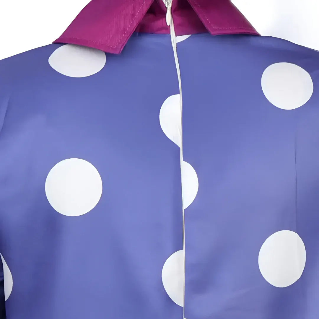 Polka Dot Cosplay Dress with Wig - Halloween Costume Outfit