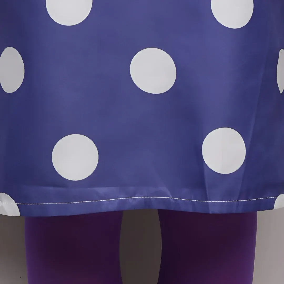 Polka Dot Cosplay Dress with Wig - Halloween Costume Outfit
