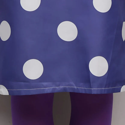 Polka Dot Cosplay Dress with Wig - Halloween Costume Outfit