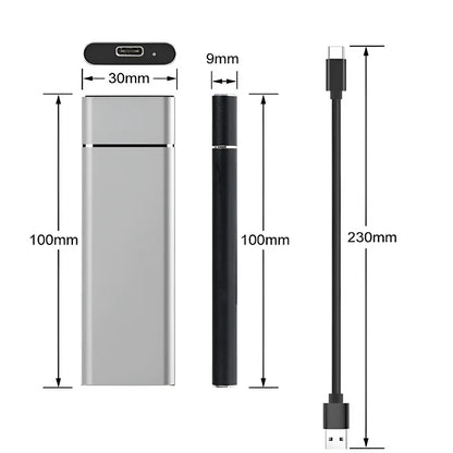 Portable Aluminum External Storage Drive