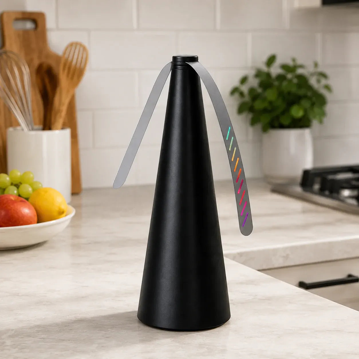 Portable Battery-Operated Fan with Fly Repellent for Outdoor & Table Use