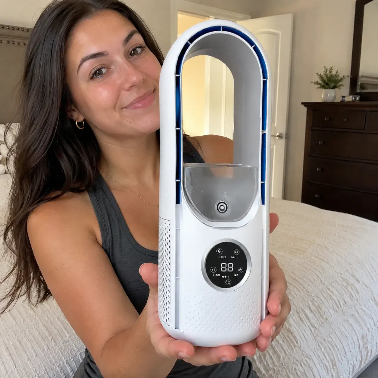 Portable Bladeless Cooling Fan Unit