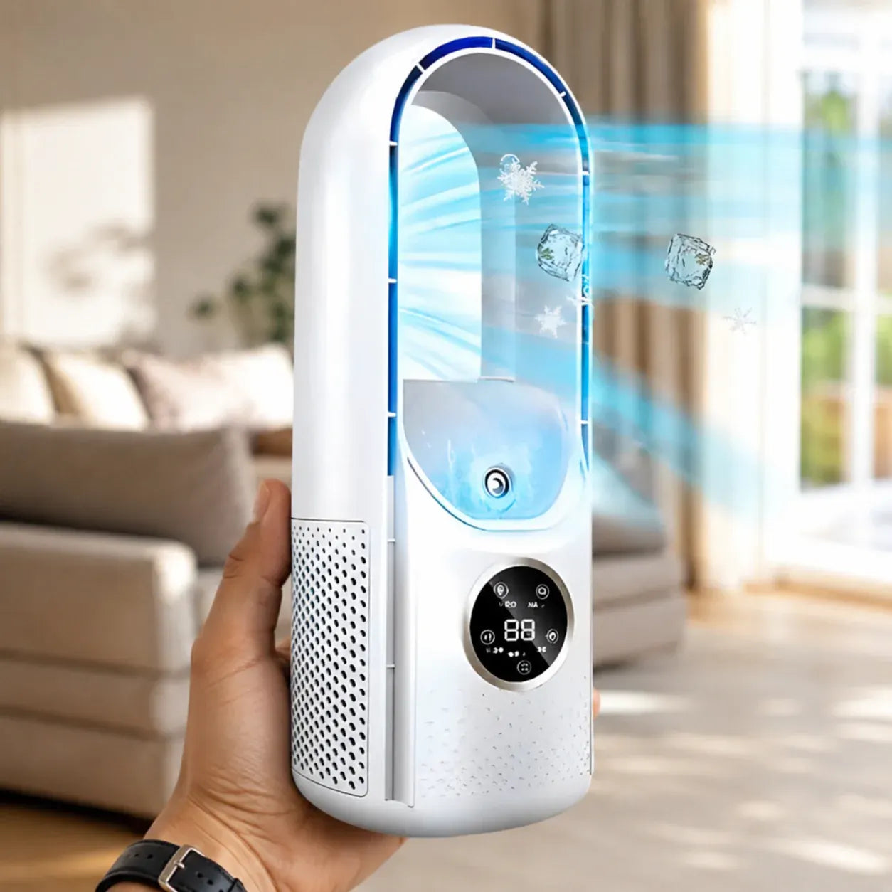 Portable Bladeless Cooling Fan Unit