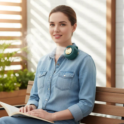 Portable Bladeless Mini Neck-Worn Personal Fan