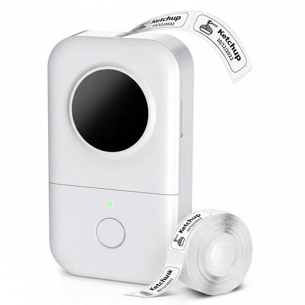 Portable Bluetooth Mini Thermal Label Printer for Home & Office Use