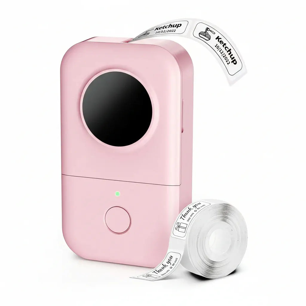 Portable Bluetooth Mini Thermal Label Printer for Home & Office Use