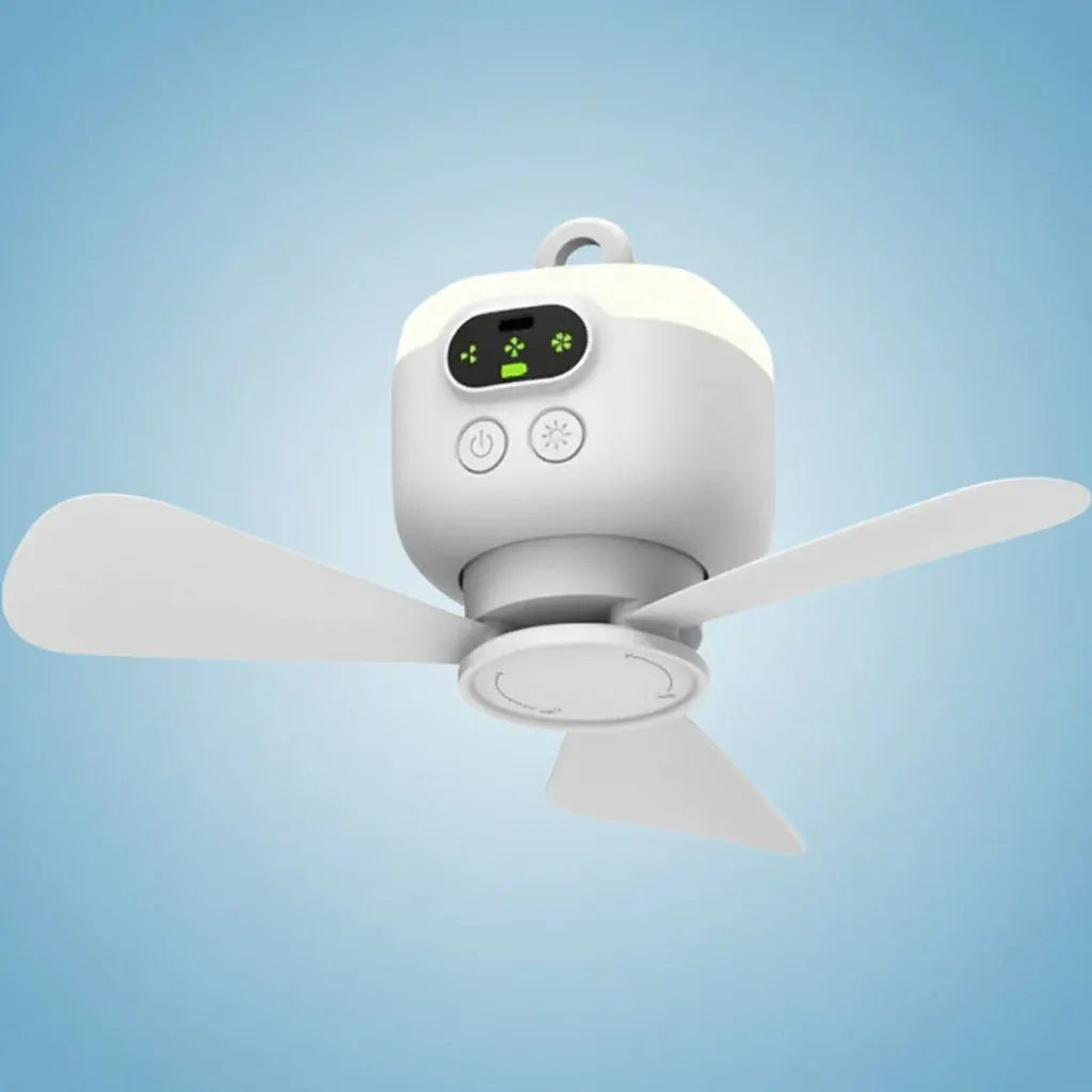 Portable Camping Fan with Remote Control and Hanging Hook