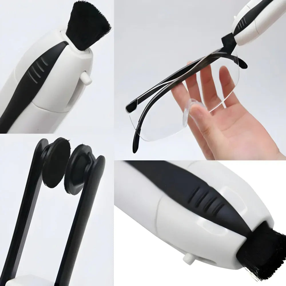 Portable Carbon Lens Cleaning Tool for Eyeglasses - Dry Cleaner Device