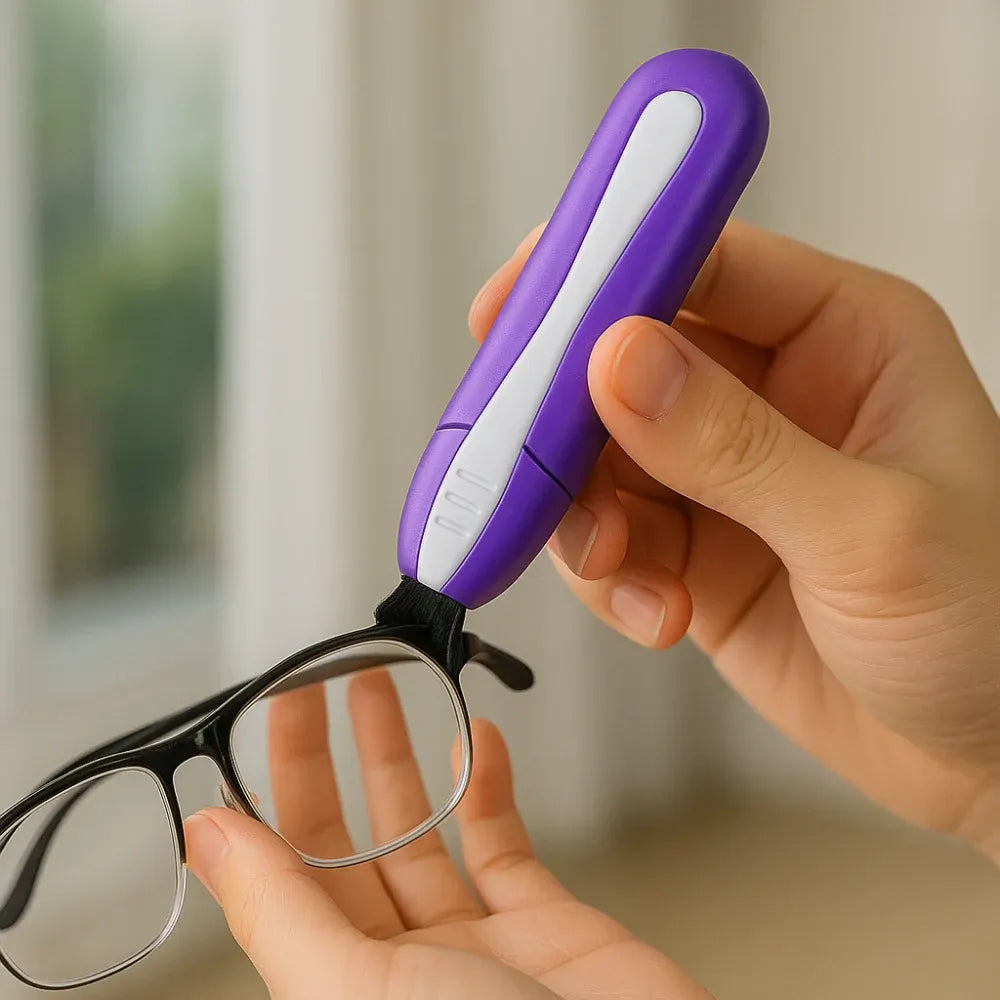Portable Carbon Lens Cleaning Tool for Eyeglasses - Dry Cleaner Device