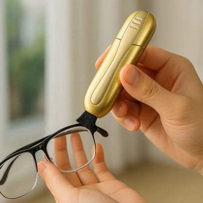 Portable Carbon Lens Cleaning Tool for Eyeglasses - Dry Cleaner Device