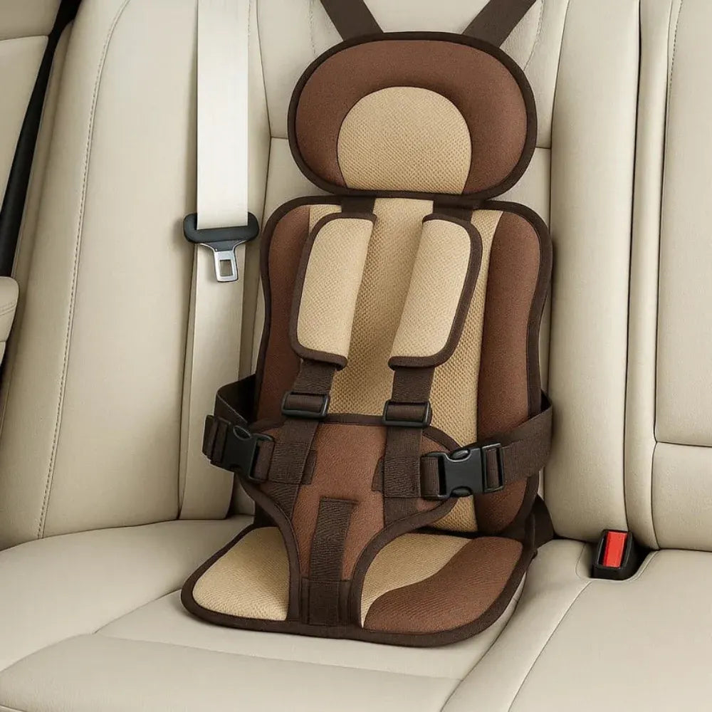 Portable Child Booster with Travel Safety Harness for Car Seats