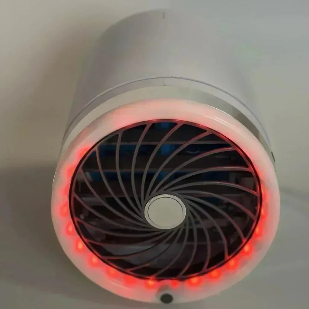 Portable Cooling Fan with LED Lights and Ice Packs for Room
