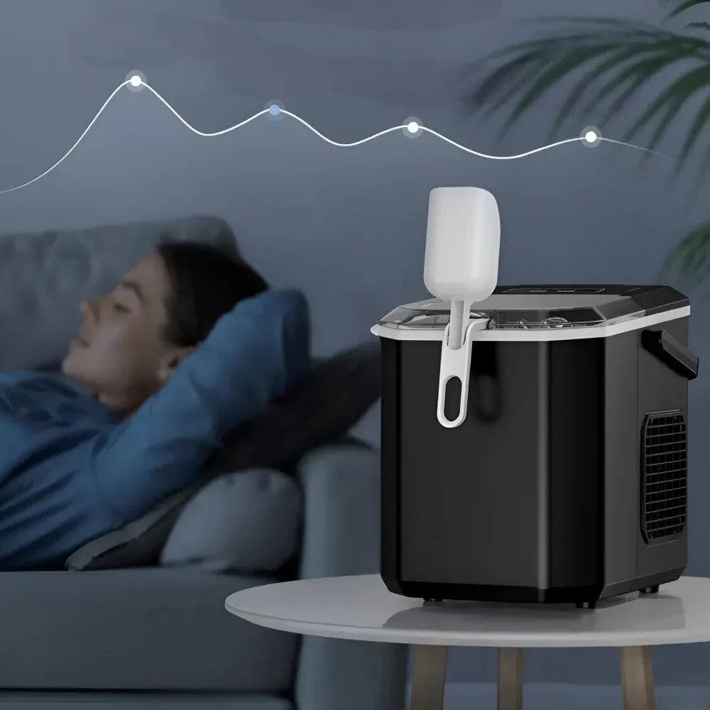 Portable Countertop Ice Maker Machine with Cooling Function