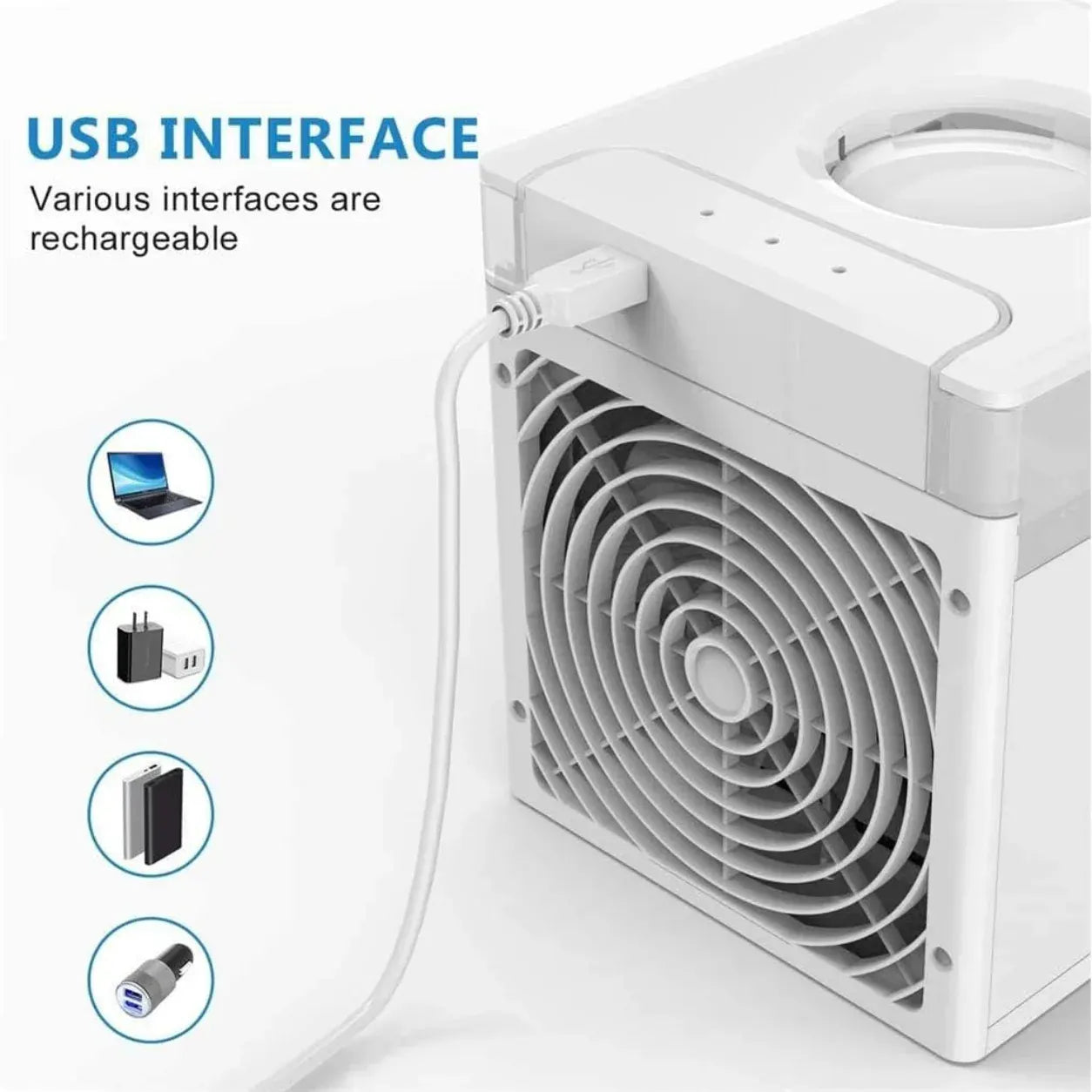 Portable Desktop Air Conditioner & Humidifier Cooling Unit