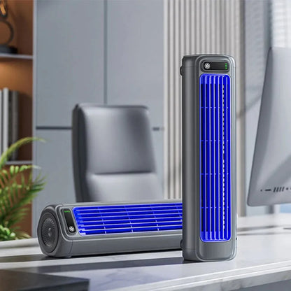 Portable Desktop Tower Fan - Quiet Air Circulator for Cooling