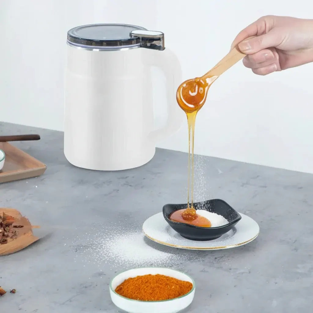 Portable Electric Grain Mill for Home Coffee & Baking Use