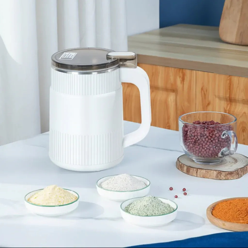Portable Electric Grain Mill for Home Coffee & Baking Use