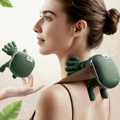 Portable Electric Neck & Shoulder Massager for Deep Tissue Relief