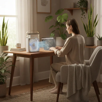 Portable Evaporative Air Cooler with Remote Control